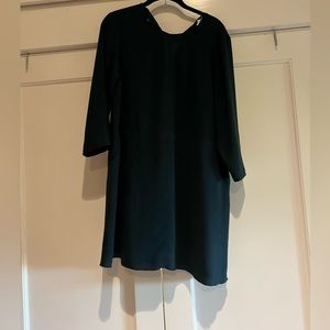 Wilfred 3/4 sleeve dress - dark green-blue